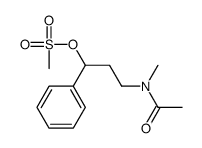 [3-[acetyl(methyl)amino]-1-phenylpropyl] methanesulfonate结构式