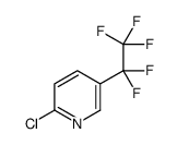 2-Chloro-5-(pentafluoroethyl)pyridine structure