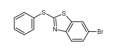 6-bromo-2-(phenylthio)benzo[d]thiazole结构式