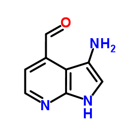 3-Amino-7-azaindole-4-carbaldehyde结构式