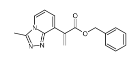 benzyl 2-(3-methyl[1,2,4]triazolo[4,3-a]pyridin-8-yl)acrylate结构式