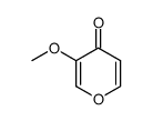 4H-Pyran-4-one,3-methoxy-(6CI,7CI,8CI,9CI)结构式