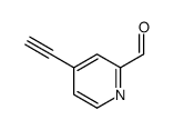 4-ethynylpyridine-2-carbaldehyde结构式