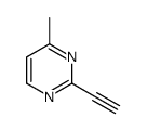 2-ethynyl-4-methylpyrimidine Structure