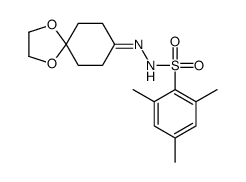 2,4,6-Trimethyl-N'-(1,4-dioxaspiro[4.5]decan-8-ylidene)benzenesulfonohydrazide结构式