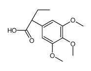(2R)-2-(3,4,5-Trimethoxyphenyl)butanoic acid结构式