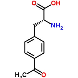 4-Acetyl-D-phenylalanine Structure