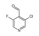 3-Chloro-5-fluoro-pyridine-4-carbaldehyde Structure