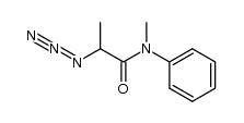 2-azido-N-methyl-N-phenylpropanamide Structure