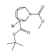 5-O-tert-butyl 9-O-methyl 5-bromo-9-azabicyclo[4.2.1]nonane-5,9-dicarboxylate Structure