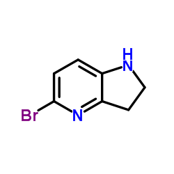5-Bromo-2,3-dihydro-1H-pyrrolo[3,2-b]pyridine Structure