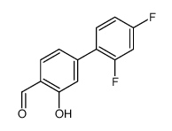 4-(2,4-difluorophenyl)-2-hydroxybenzaldehyde Structure