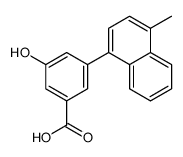 3-hydroxy-5-(4-methylnaphthalen-1-yl)benzoic acid结构式