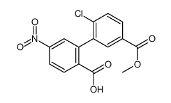 2-(2-chloro-5-methoxycarbonylphenyl)-4-nitrobenzoic acid结构式
