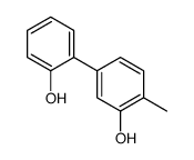 5-(2-hydroxyphenyl)-2-methylphenol结构式