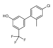 3-(4-chloro-2-methylphenyl)-5-(trifluoromethyl)phenol结构式