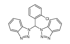 1,1'-((2-chlorophenyl)methylene)bis(1H-benzo[d][1,2,3]triazole) Structure