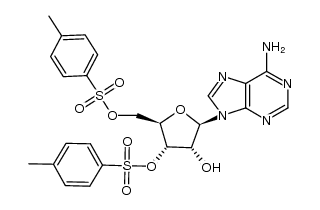 3',5'-di-O-p-tolylsulphonyladenosine Structure