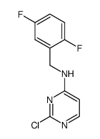 (2-chloropyrimidin-4-yl)-(2,5-difluorobenzyl)amine Structure