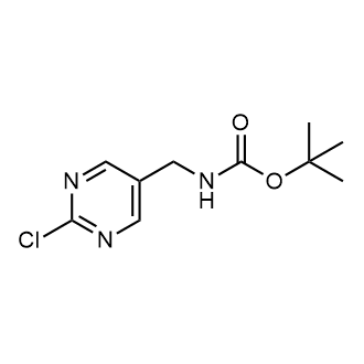 tert-Butyl ((2-chloropyrimidin-5-yl)methyl)carbamate Structure