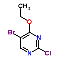 5-溴-2-氯-4-乙氧基嘧啶结构式