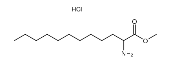 methyl α-aminododecanoate hydrochloride Structure