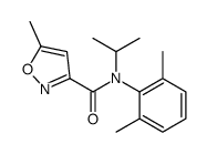 N-(2,6-dimethylphenyl)-5-methyl-N-propan-2-yl-1,2-oxazole-3-carboxamide结构式
