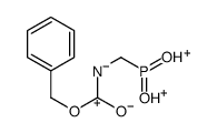 hydroxy-oxo-(phenylmethoxycarbonylaminomethyl)phosphanium结构式