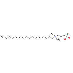 N,N-二甲基-N-(3-磺丙基)-1-十八烷铵内盐结构式