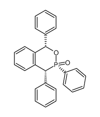 1,3,4-triphenyl-3,4-dihydro-1H-2,3-benzoxaphosphorin 3-oxide结构式