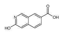 3-Hydroxy-7-isoquinolinecarboxylic acid Structure