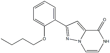 2-(2-butoxyphenyl)-5H-pyrazolo[1,5-a]pyrazin-4-one结构式