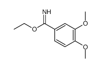 dimethoxy-3,4 benzimidate d'ethyle结构式