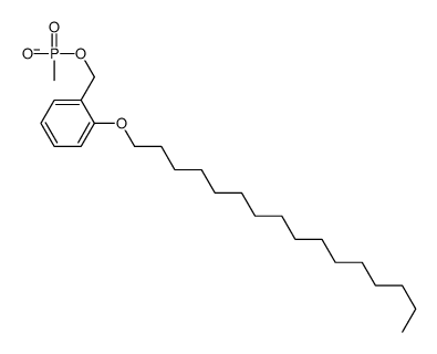 (2-hexadecoxyphenyl)methoxy-methylphosphinate结构式