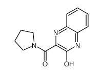 (3-Hydroxyquinoxalin-2-yl)(pyrrolidin-1-yl)methanone Structure