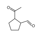 Cyclopentanecarboxaldehyde, 2-acetyl- (9CI)结构式
