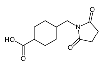 4-[(2,5-dioxopyrrolidin-1-yl)methyl]cyclohexane-1-carboxylic acid Structure
