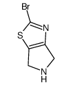 2-bromo-5,6-dihydro-4H-pyrrolo[3,4-d]thiazole结构式