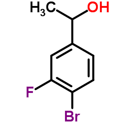 1-(4-Bromo-3-fluorophenyl)ethanol Structure