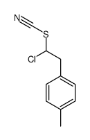[1-chloro-2-(4-methylphenyl)ethyl] thiocyanate结构式