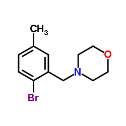4-[(2-Bromo-5-methylphenyl)methyl]-morpholine picture