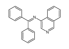 N-(diphenylmethylene)-isoquinolin-4-amine结构式