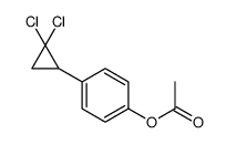 4-(2,2-Dichlorocyclopropyl)phenol 1-acetate Structure