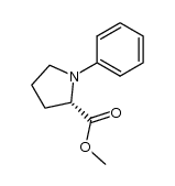 N-phenyl-L-proline methyl ester结构式
