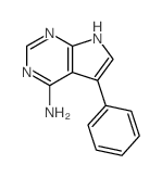 7H-Pyrrolo[2,3-d]pyrimidin-4-amine,5-phenyl- Structure