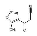 3-(2-甲基-3-呋喃)-3-氧丙腈结构式