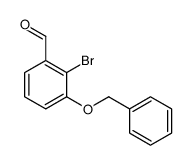 2-bromo-3-phenylmethoxybenzaldehyde结构式