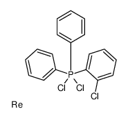 dichloro-(2-chlorophenyl)-diphenyl-λ5-phosphane,rhenium Structure