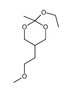 1,3-Dioxane,2-ethoxy-5-(2-methoxyethyl)-2-methyl-(9CI) structure