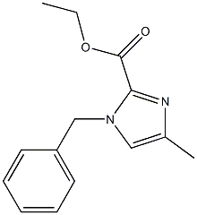 4-Methyl-1-(phenylmethyl)-1H-imidazole-2-carboxylic acid ethyl ester Structure